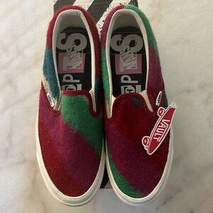 Vans Og Classic Slipon, Mohair, Multi color, Men’s 8 / Women’s 9.5